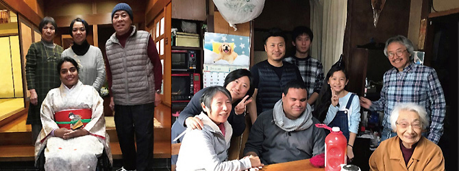 アジア第21期生 ホームステイで日本の年末年始を体験